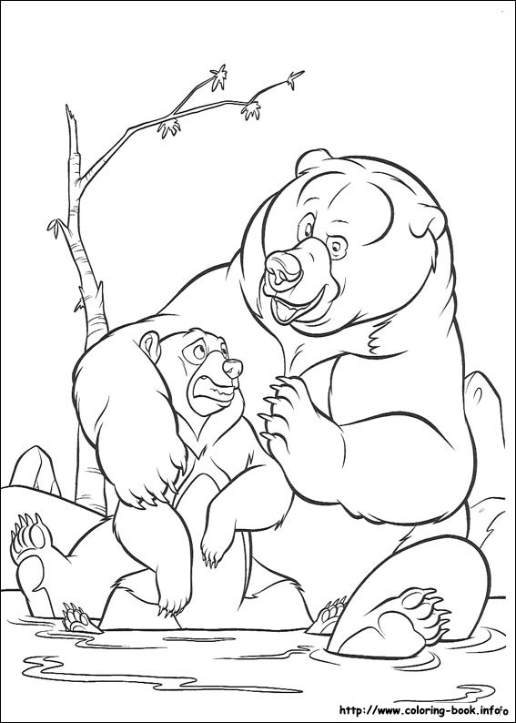 Brother Bear coloring picture